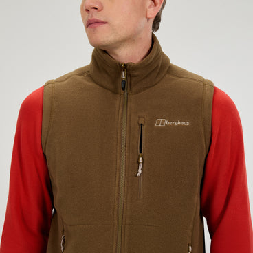 Men's Prism InterActive Polartec Fleece Gilet - Brown