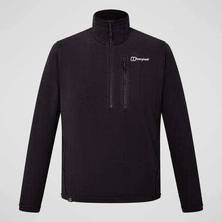 Men's Prism Micro Half Zip Polartec Fleece - Black