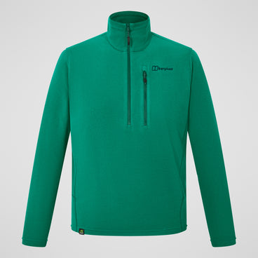 Men's Prism Micro Half Zip Polartec Fleece - Green