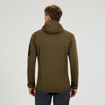 Men's Pravitale MTN 2.0 Hooded Fleece Jacket - Green/Brown