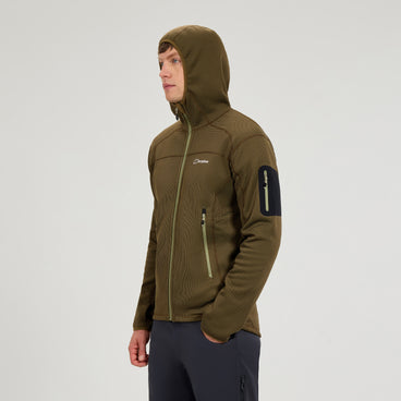 Men's Pravitale MTN 2.0 Hooded Fleece Jacket - Green/Brown