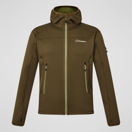 Men's Pravitale MTN 2.0 Hooded Fleece Jacket - Green/Brown