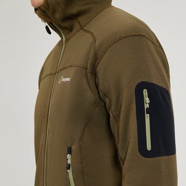 Men's Pravitale MTN 2.0 Hooded Fleece Jacket - Green/Brown
