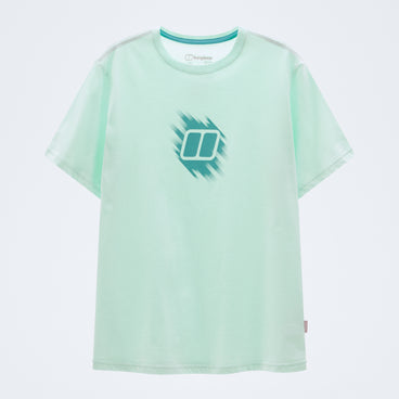 Women's Sketched Blocks Essential Tee - Blue