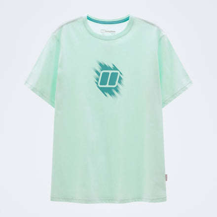 Women's Sketched Blocks Essential Tee - Blue