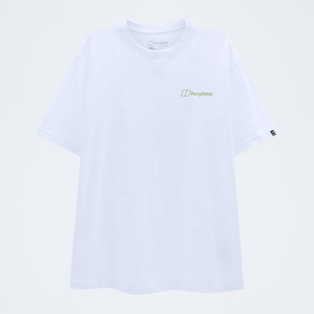 Men's Geo-Mountaintry Essential Tee - White