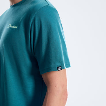 Men's Geo-Mountaintry Essential Tee - Blue