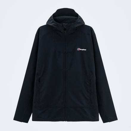 Men's Greenbank Hooded Jacket - Jet Black