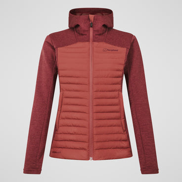 Women's Nula Hybrid Synthetic Insulated Jacket - Red