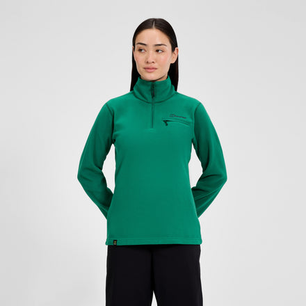 Women's Prism 2.0 Micro Half Zip Polartec Fleece - Green