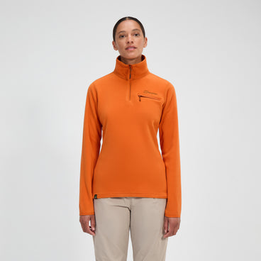 Women's Prism 2.0 Micro Half Zip Polartec Fleece - Orange