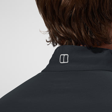 Men's 24/7 Tech Tee Long Sleeve Half Zip - Black