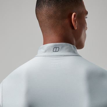 Men's 24/7 Tech Tee Long Sleeve Half Zip - Grey