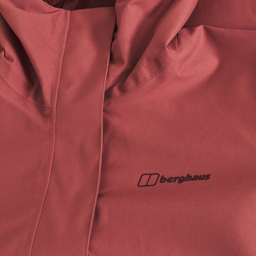 Women's Omeara Long Waterproof Jacket - Red
