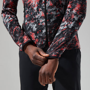Women's Navala Full Zip Fleece - Light Grey/Dark Grey