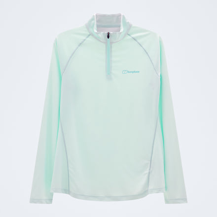 Women's 24/7 Half Zip Long Sleeve Tech Tee - Blue