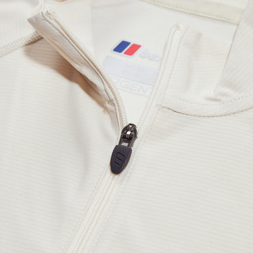 Women's 24/7 Half Zip Long Sleeve Tech Tee - Natural