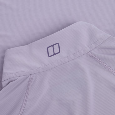 Women's 24/7 Half Zip Long Sleeve Tech Tee - Purple