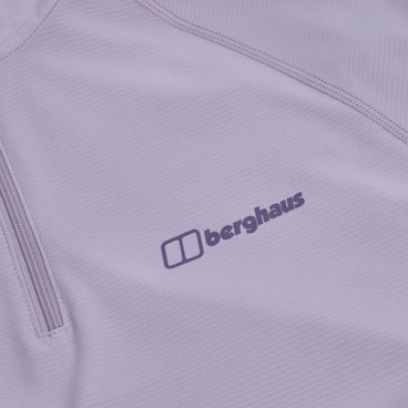 Women's 24/7 Half Zip Long Sleeve Tech Tee - Purple