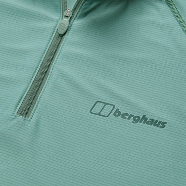 Women's 24/7 Half Zip Long Sleeve Tech Tee - Green
