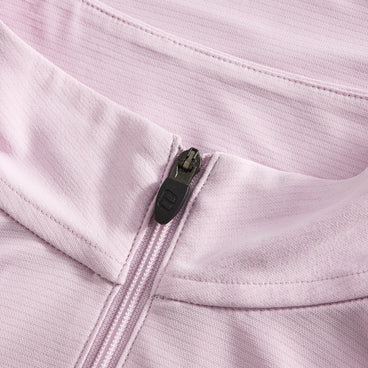 Women's 24/7 Half Zip Long Sleeve Tech Tee - Pink