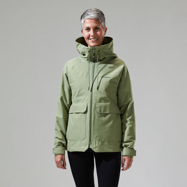 Women's Highraise Gore-Tex Waterproof Jacket - Green