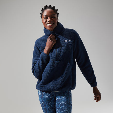 Women's Hawksker Half Zip - Dark Blue