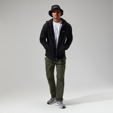 Men's Logo Full Zip Hoody - Black