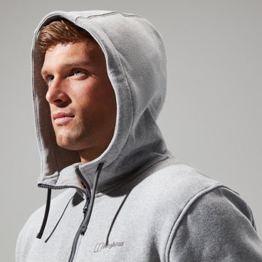 Men's Logo FZ Hoody - Dark Grey
