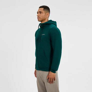 Men's Logo Full Zip Hoodie - Green