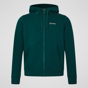 Men's Logo Full Zip Hoodie - Green