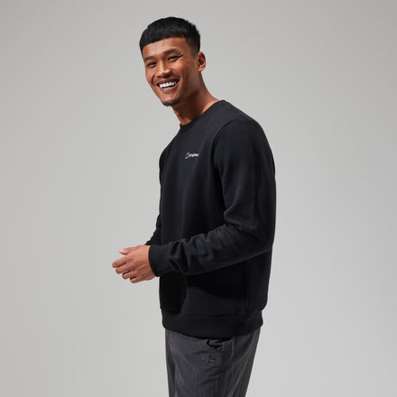 Men's Logo Crew - Black