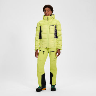 Women's MTN Arete Ultra Down Hoody - Yellow/Purple