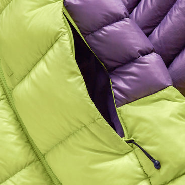 Men's MTN Arete Ultra Down Hoody - Yellow/Purple