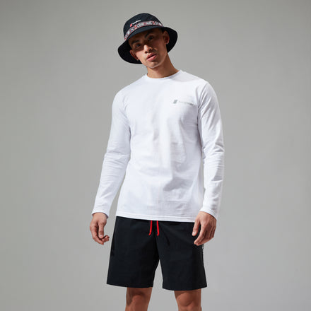 Unisex Kanchenjunga Static Long Sleeve T-Shirts - White
