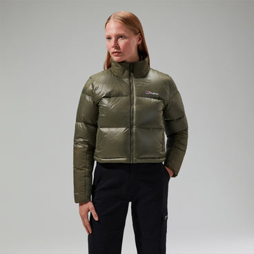Women's Arkos Reflect Crop Down Jacket - Green