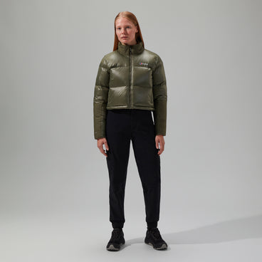 Women's Arkos Reflect Crop Down Jacket - Green