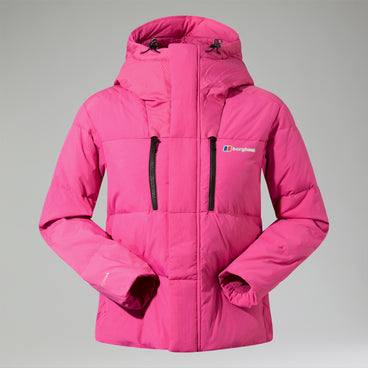 Women's Saffren Hooded Down Insulated Jacket - Pink