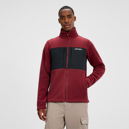Men's Prism Guide InterActive Polartec Fleece Jacket - Red/Black
