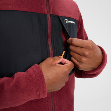 Men's Prism Guide InterActive Polartec Fleece Jacket - Red/Black