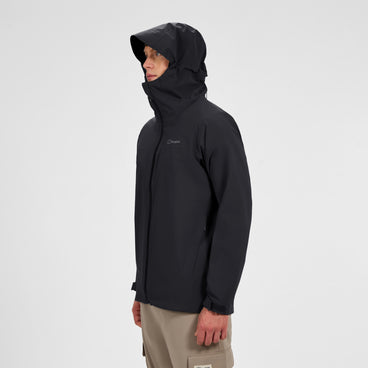 Men's Arnaby Hooded Waterproof Jacket - Black