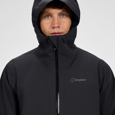 Men's Arnaby Hooded Waterproof Jacket - Black