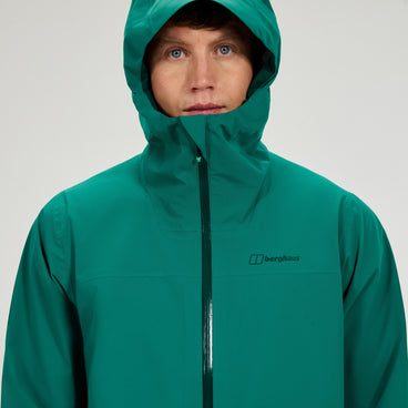 Men's Arnaby Hooded Waterproof Jacket - Green