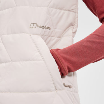 Women's Netherdene Quilted Vest - Grey
