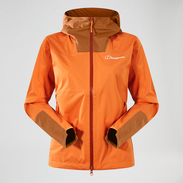 Women's Ridge-Roamer Softshell Jacket - Orange/Brown