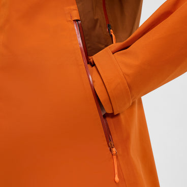 Women's Ridge-Seeker Gore-Tex Waterproof Jacket - Orange/Brown