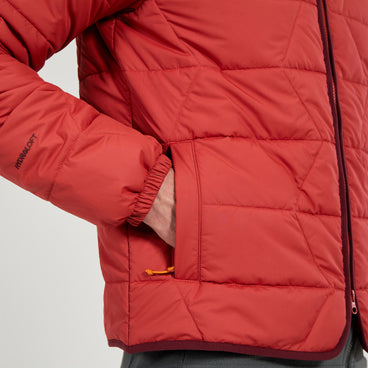 Men's Netherdene Quilted Jacket - Orange