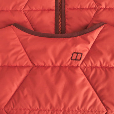 Men's Netherdene Quilted Jacket - Orange