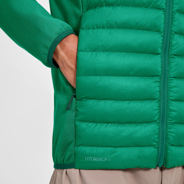 Men's Vaskye Hybrid Hooded Insulated Jacket - Green