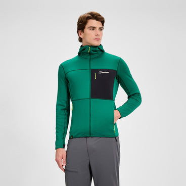 Men's Ridge-Hiker Hooded Jacket - Green/Black